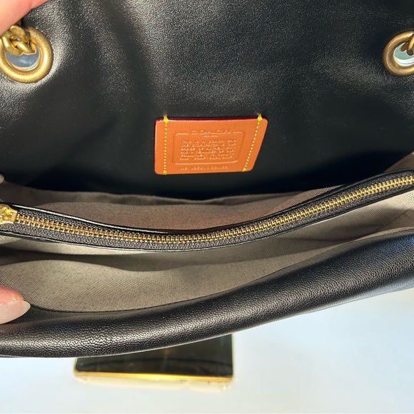 NWT🌷COACH Quilted Leather Tabby 26 with Gold Hardware Shoulder Cross Body Bag - Picture 7 of 16